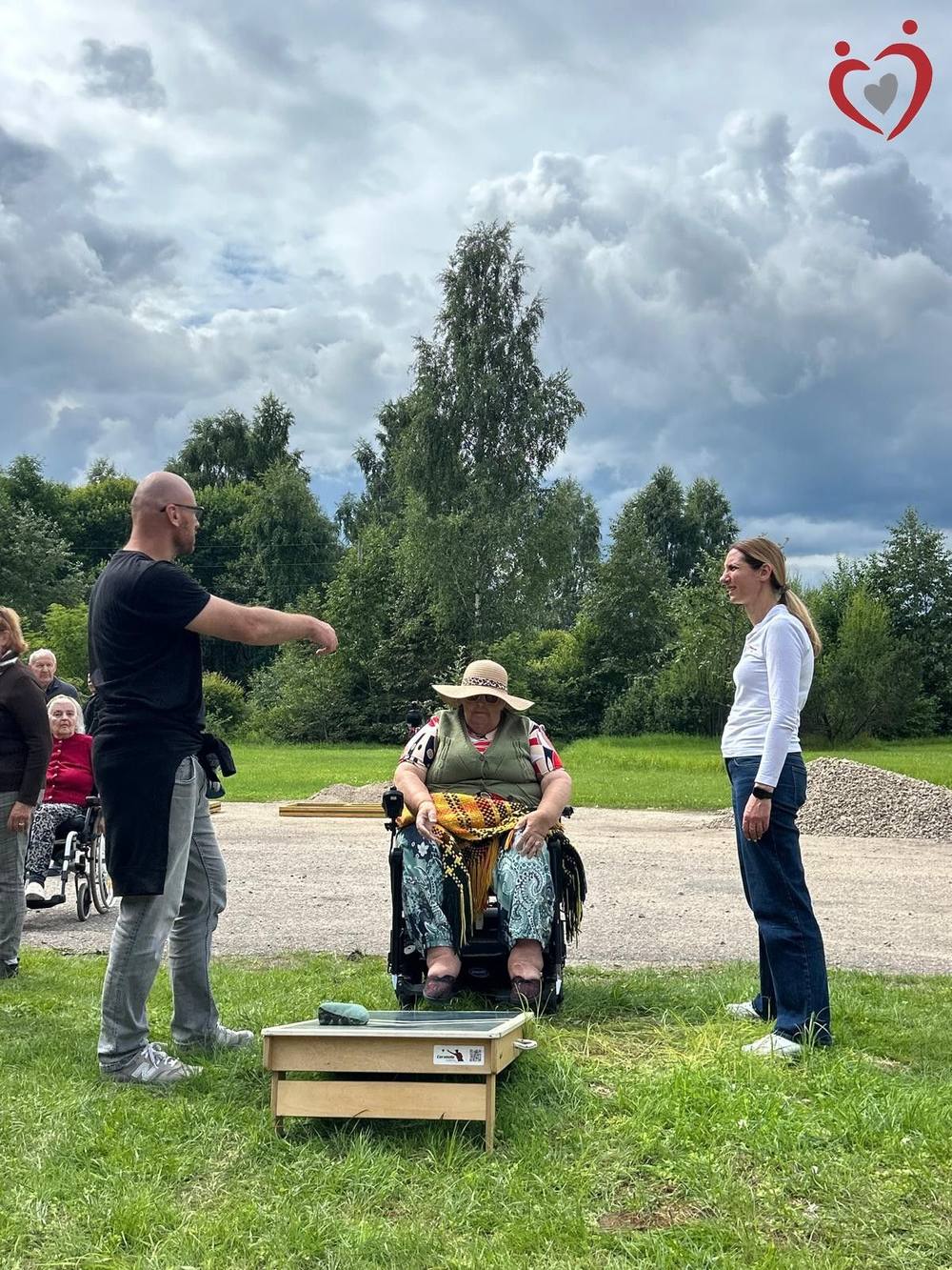 Petanka spēle Lapenes atklāšanas dienā
